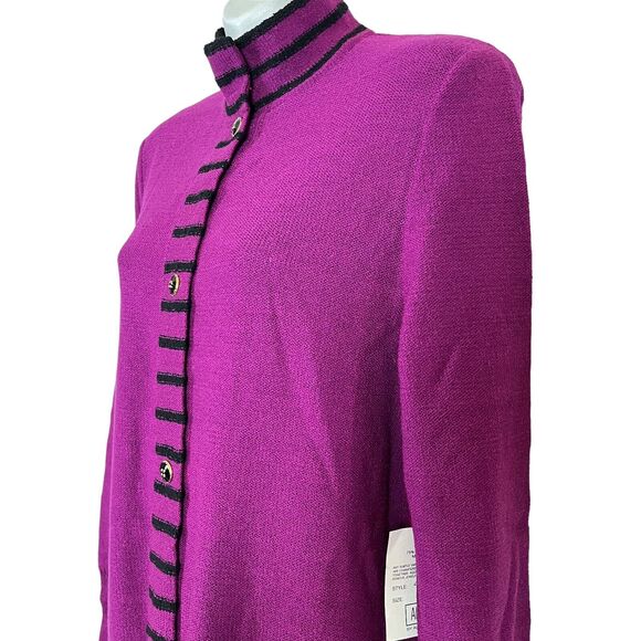 Alnoral Al Spokavicius Danielle Oliver Wool Knit Dress Vintage NWT $398 sz L - Picture 8 of 16